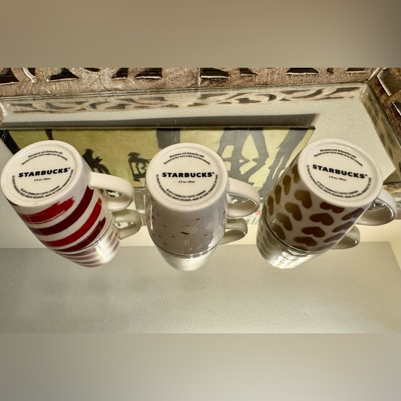 STARBUCKS MINIATURE ORNAMENT MUGS Espresso cup 3 oz. - Picture 5 of 6